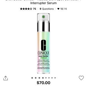 Clinique Even better dark spot correcting serum